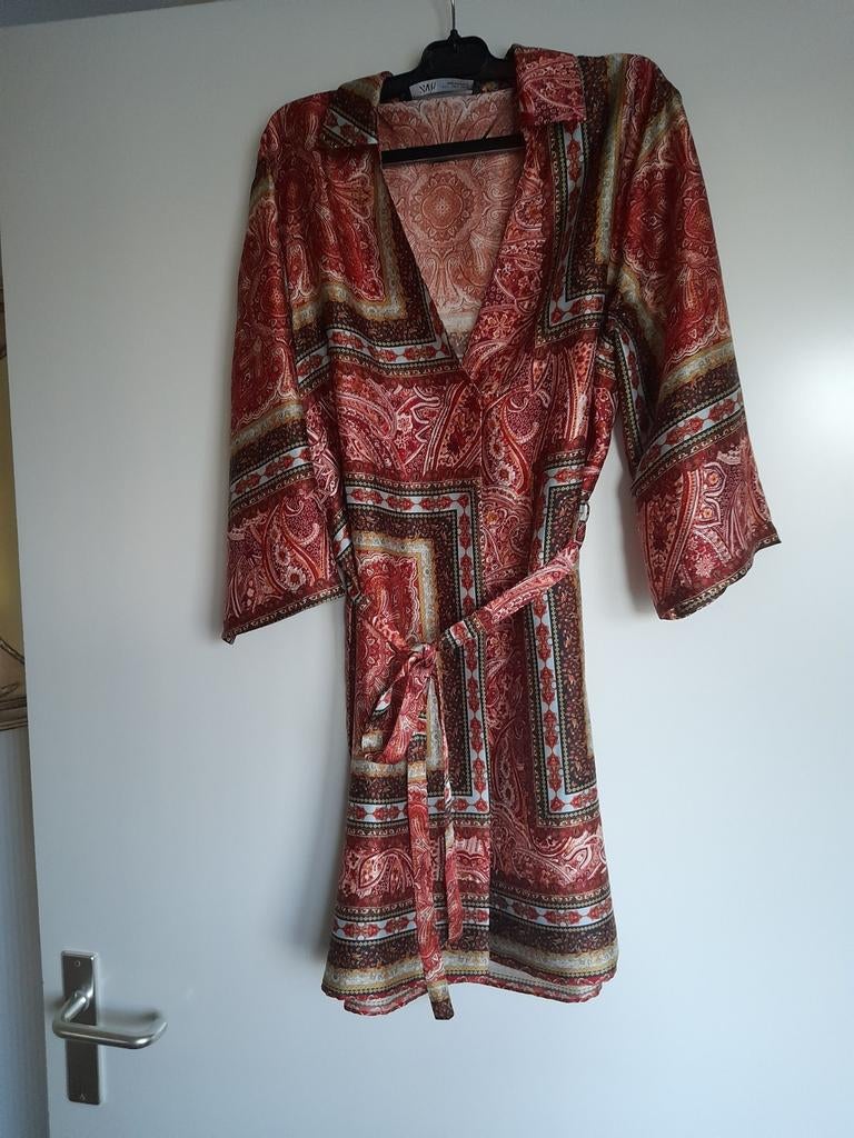 ZARA jurkje/tuniek boho look mt M, Maat 38/40 (M), Bruin, Zara, Ophalen of Verzenden