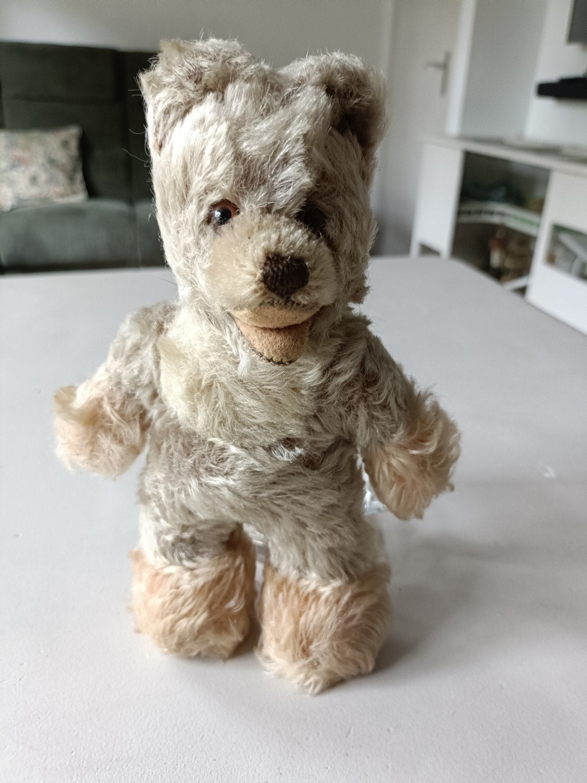oud steiff beertje, Verzamelen, Beren en Cherished Teddies, Ophalen of Verzenden, Gebruikt, Stoffen beer, Steiff