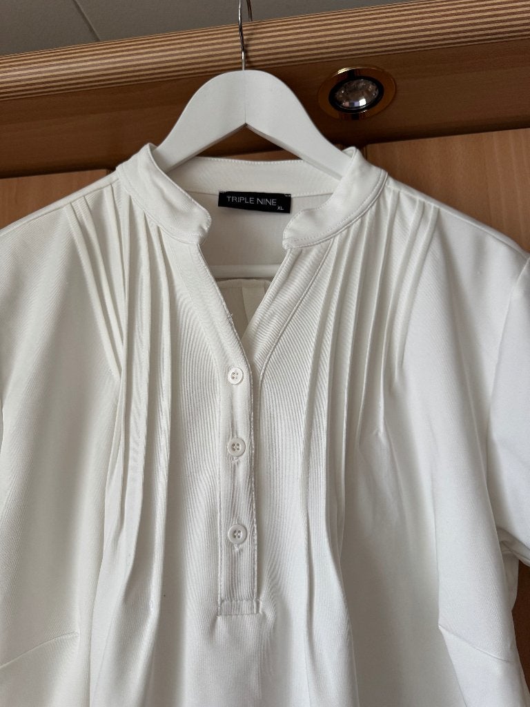 Nieuw witte blouse Triple Nine, Triple Nine, Wit, Maat 46/48 (XL) of groter, Nieuw