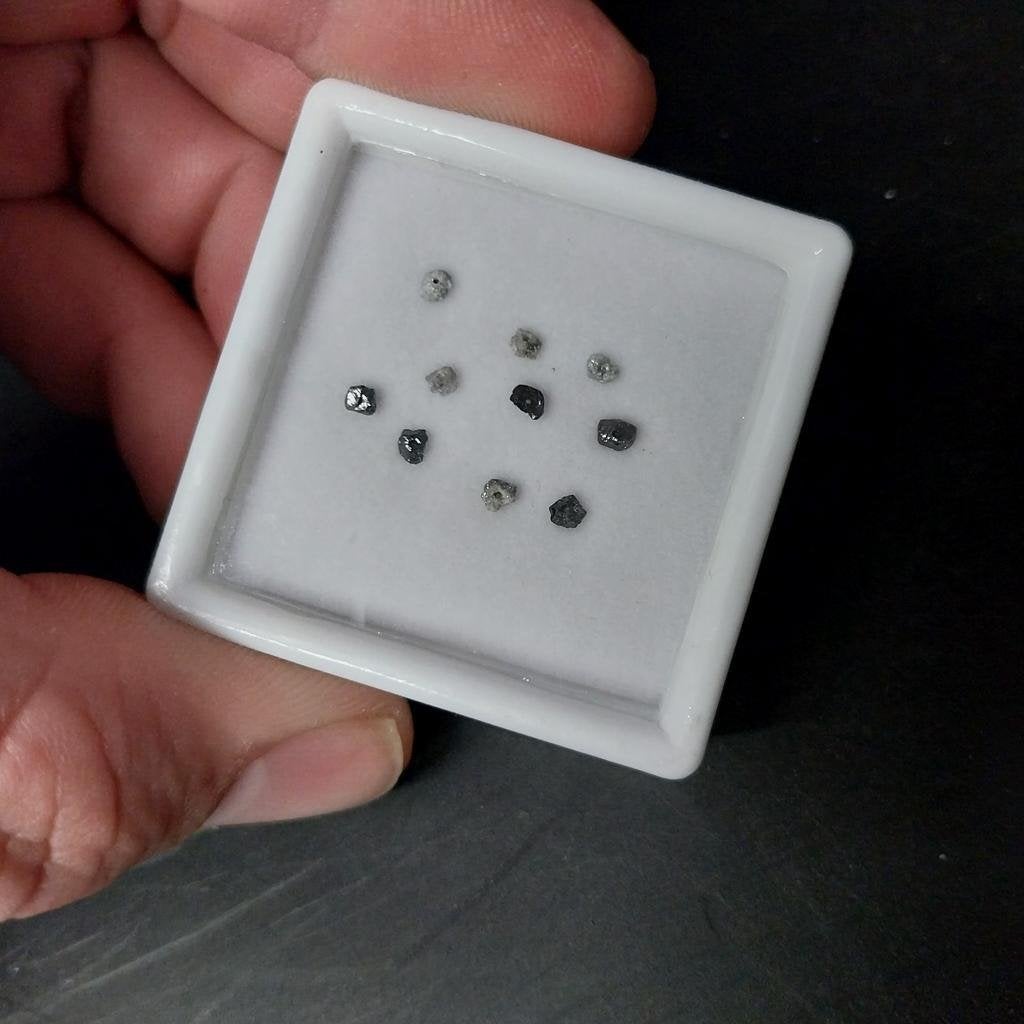 Kleine ruwe diamant kralen, -, -, Nieuw, Ophalen of Verzenden