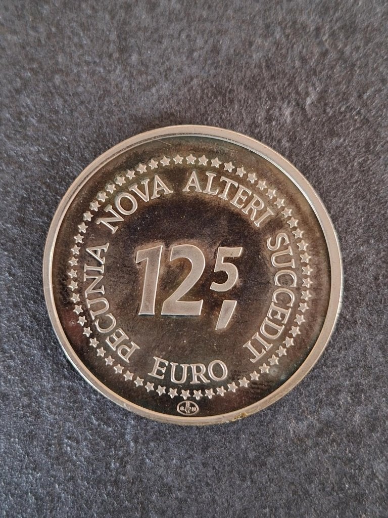 munt Nederland 12 1/2 euro + vergulde 10 cent 1997, Ophalen of Verzenden, Koningin Beatrix, Euro's, Losse munt