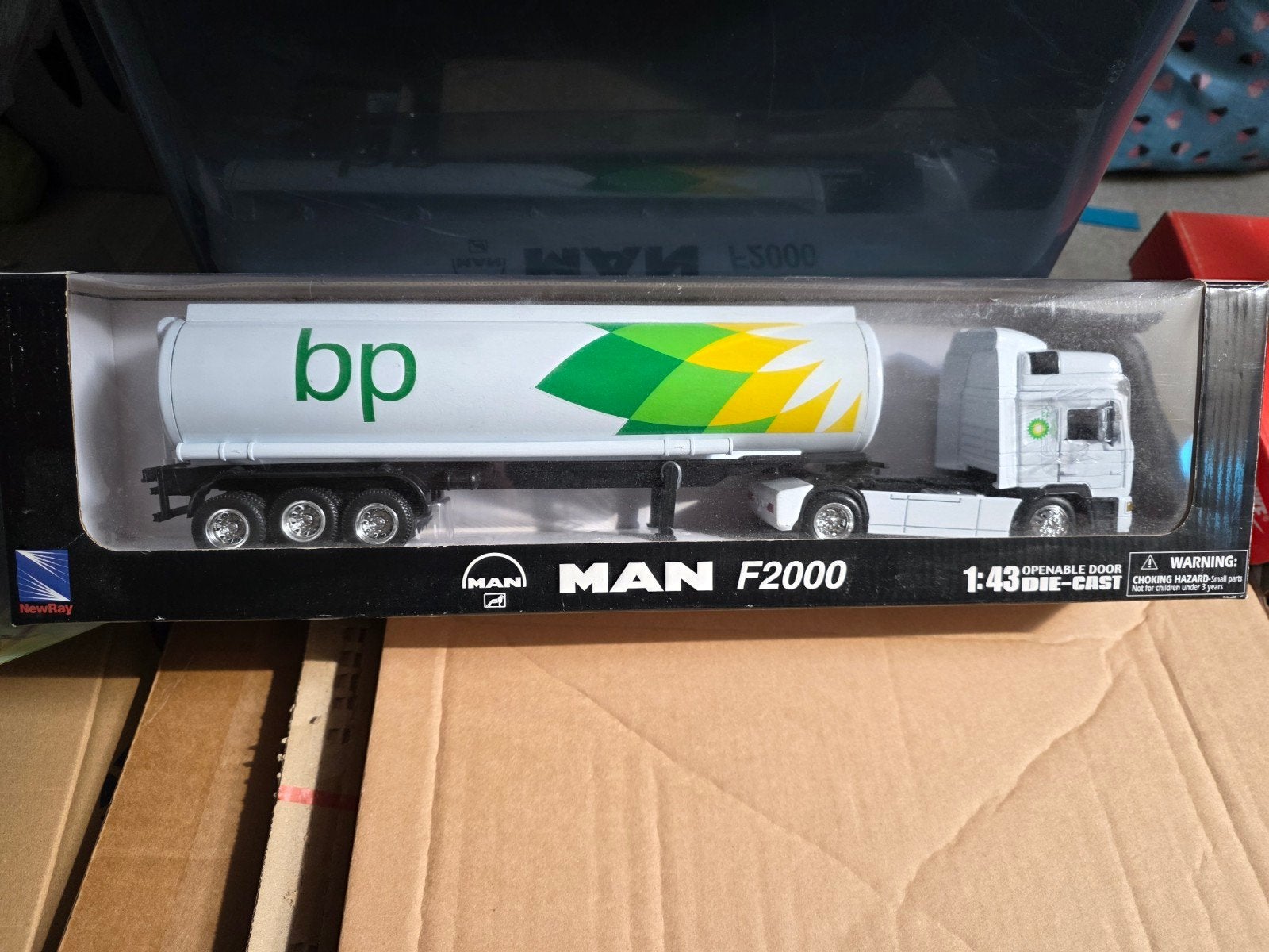 MAN F2000 BP Tankwagen 1:43 Die-Cast Model, Overige merken, 1:32 tot 1:50, Ophalen of Verzenden, Zo goed als nieuw