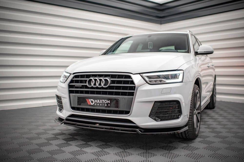 Voorlip sideskirt spoiler diffuser - Audi Q3 14-18, Auto diversen, Tuning en Styling, Ophalen of Verzenden