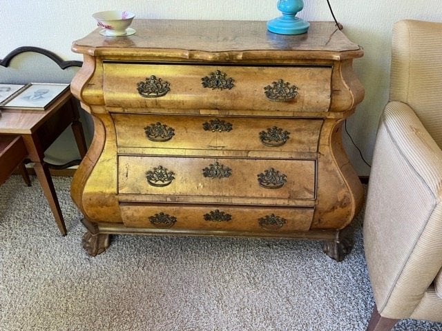 antiek wortelnoten commode, Antiek en Kunst, Ophalen