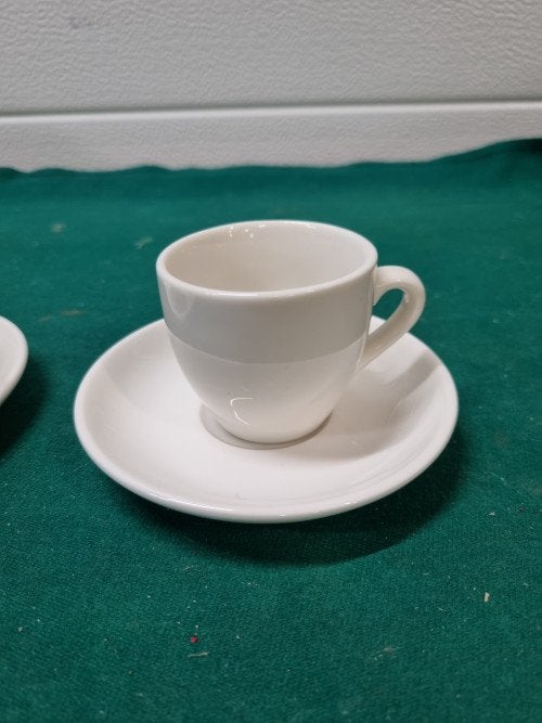 -	espresso kopjes wit porselein, Ophalen of Verzenden, 'T Olde Gre-j, Info@toldegrej.nl, Endepoelstraat 20f Didam