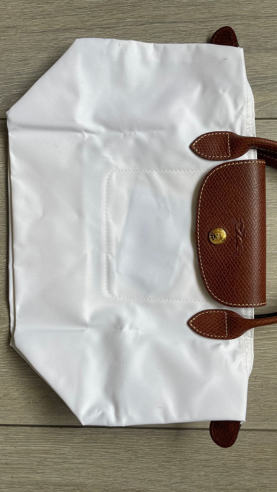 Te koop: tas, Longchamp, wit, size M, Ophalen of Verzenden, Wit, Handtas