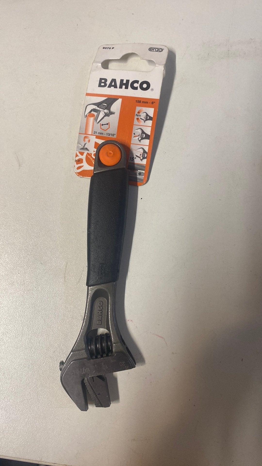 Bahco verstelbare moersleutel 6” nieuw., Auto diversen, Ophalen of Verzenden, Nieuw