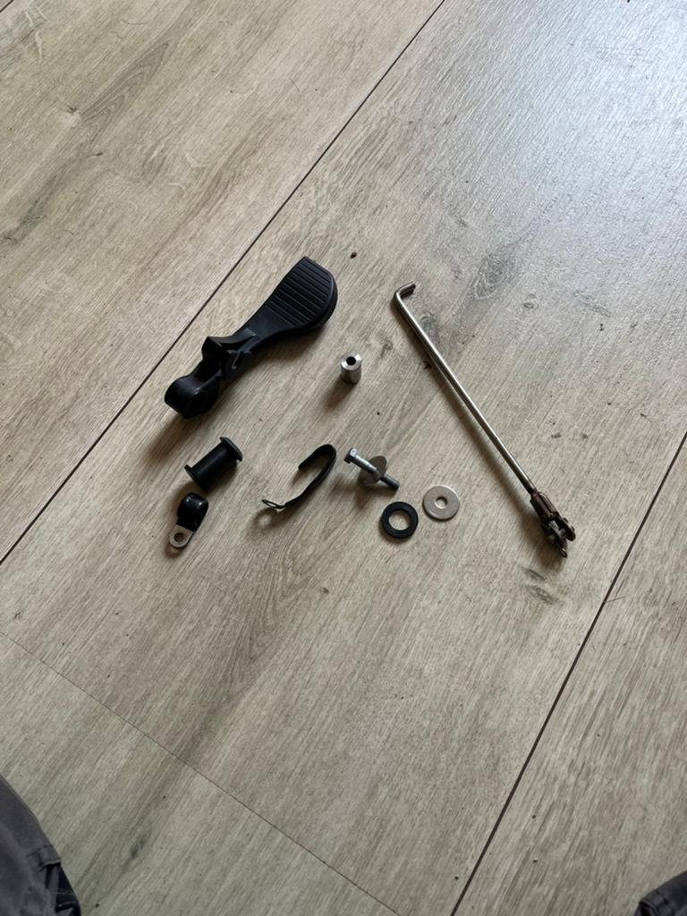 Gashendel aansluit set mercury 15 pk  4 takt, Ophalen of Verzenden, Zo goed als nieuw