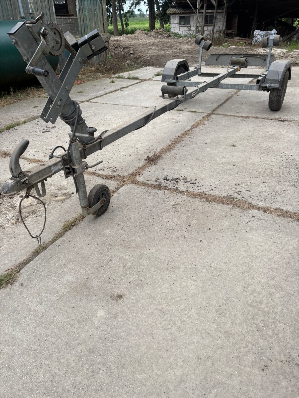 Kalf boottrailer, Watersport en Boten, Boottrailers, Ophalen, Minder dan 1500 kg, Gebruikt, Overige typen