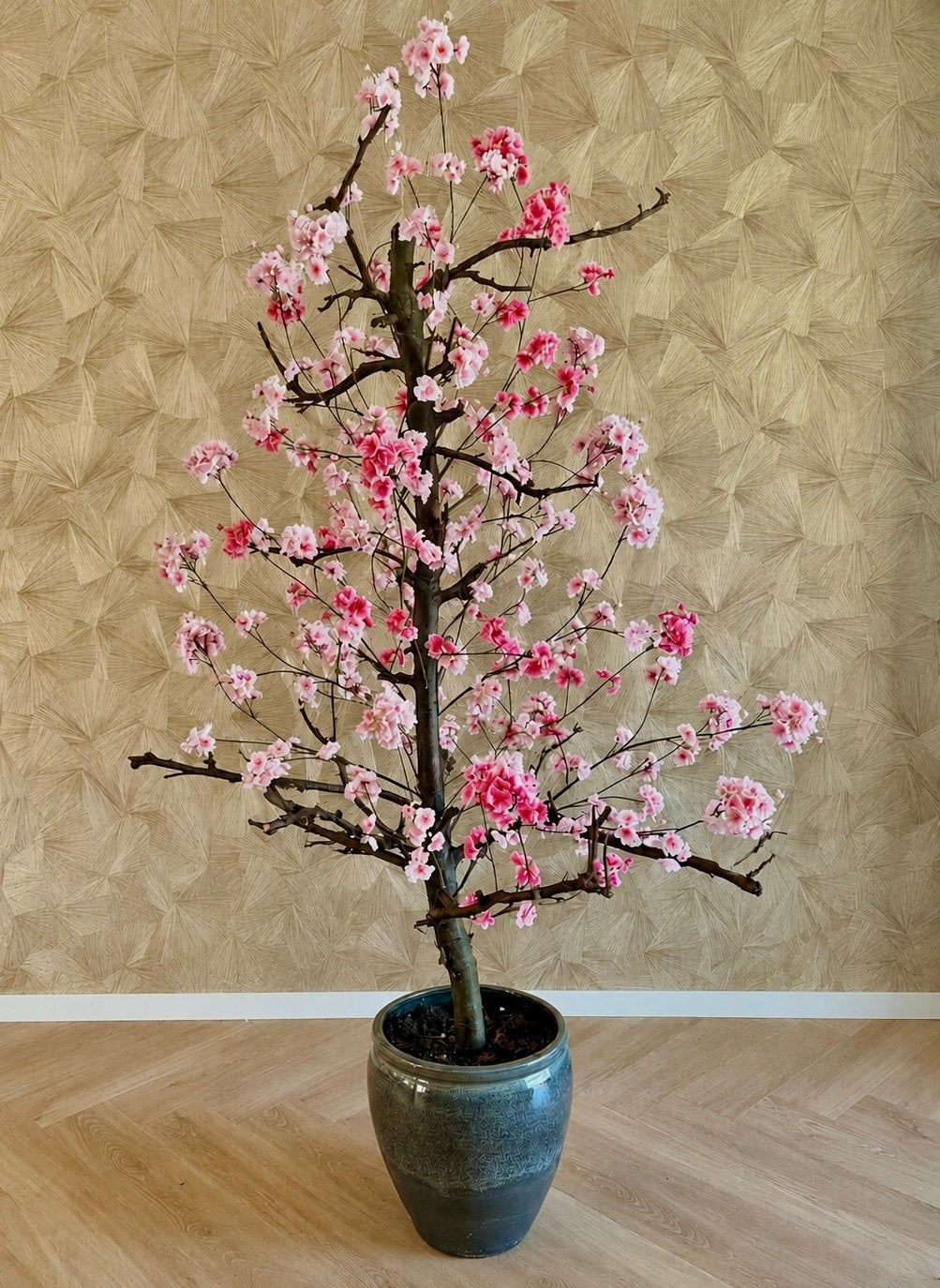 Bloesemboom zijdenbloemen 210 cm, Huis en Inrichting, Ophalen, Overige typen, Roze, Nieuw