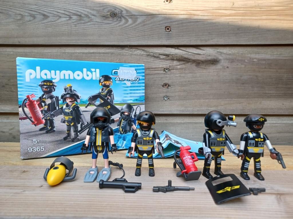 Playmobil City Action SWAT-team met duiker en accessoires, Kinderen en Baby's, Speelgoed | Playmobil, Ophalen of Verzenden, Zo goed als nieuw