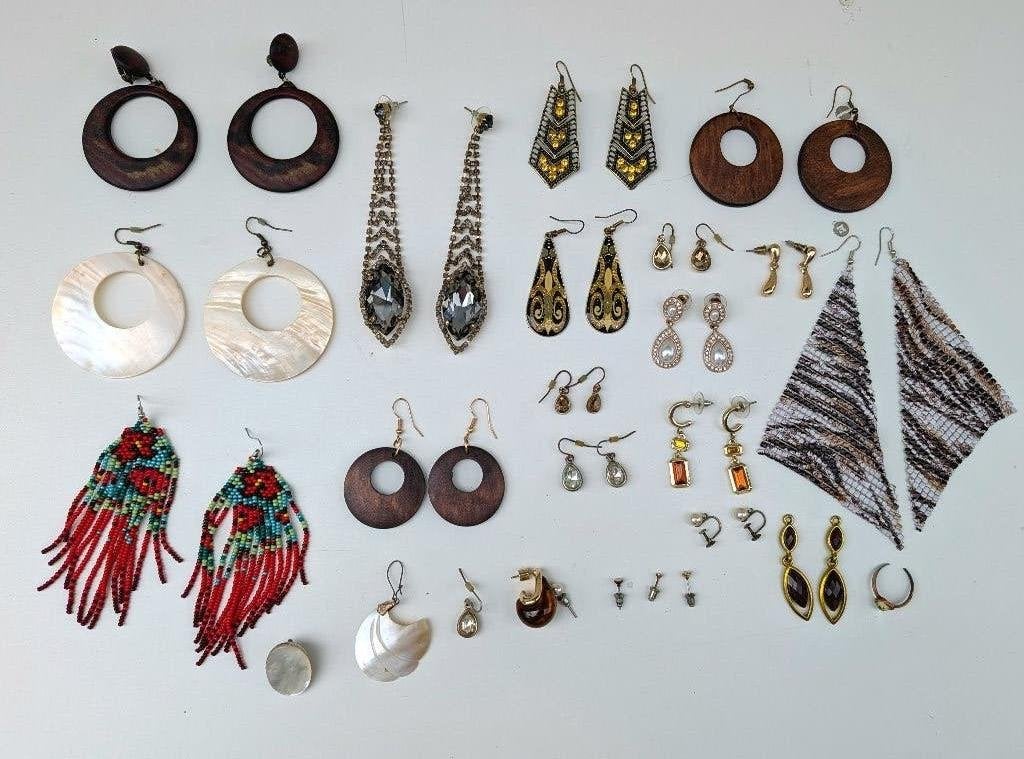 Partij oorbellen in zeer goede conditie en schoon, Sieraden, Tassen en Uiterlijk, Oorbellen, Ophalen of Verzenden, Overige kleuren