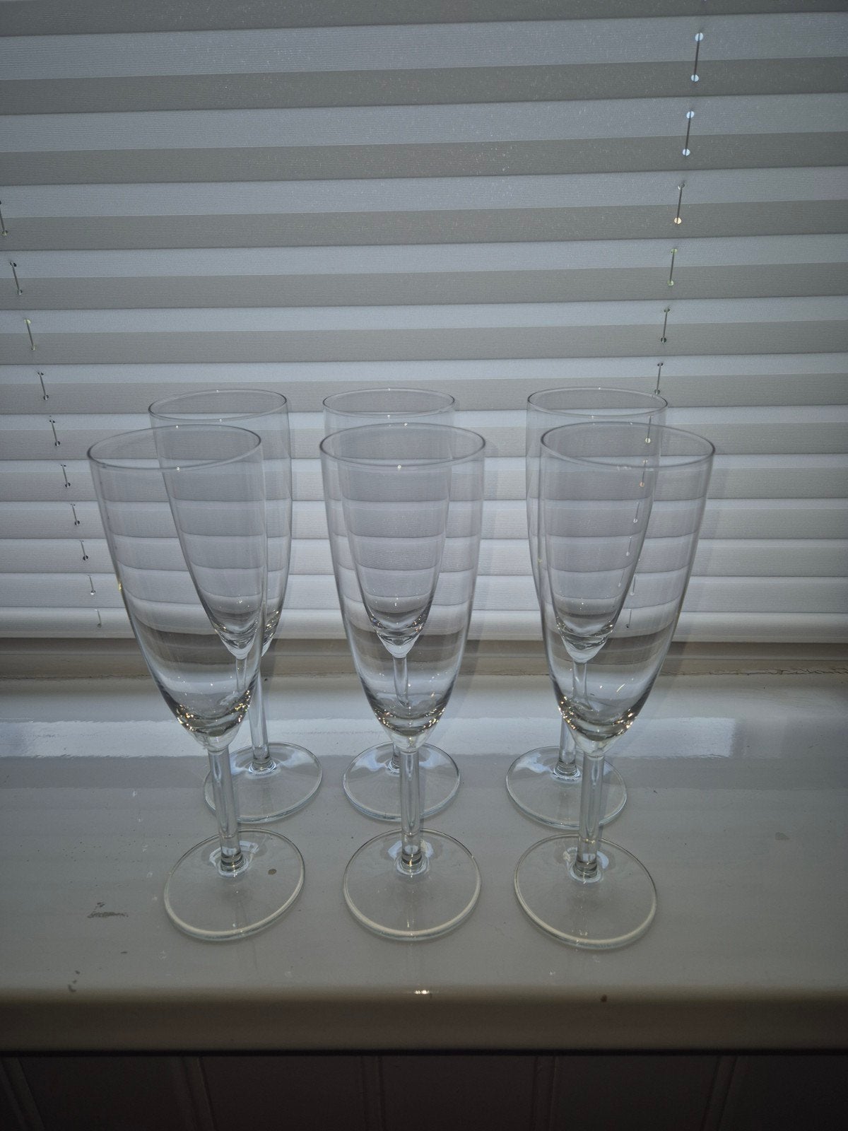 Set van wit & rood wijnglazen en champagne glazen, Ophalen, Glas of Glazen, Overige stijlen, Glas