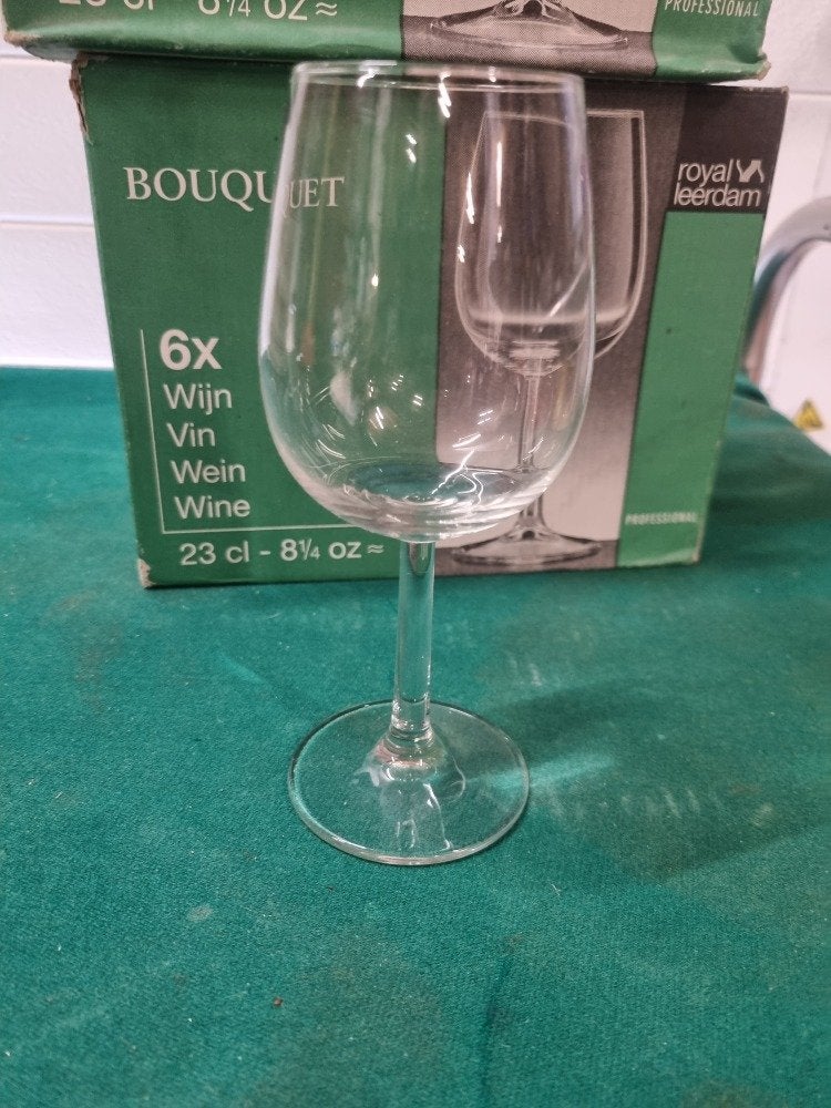 wijnglazen 12x 23cl royal leerdam, Ophalen of Verzenden, 'T Olde Gre-j, Info@toldegrej.nl, Endepoelstraat 20f Didam