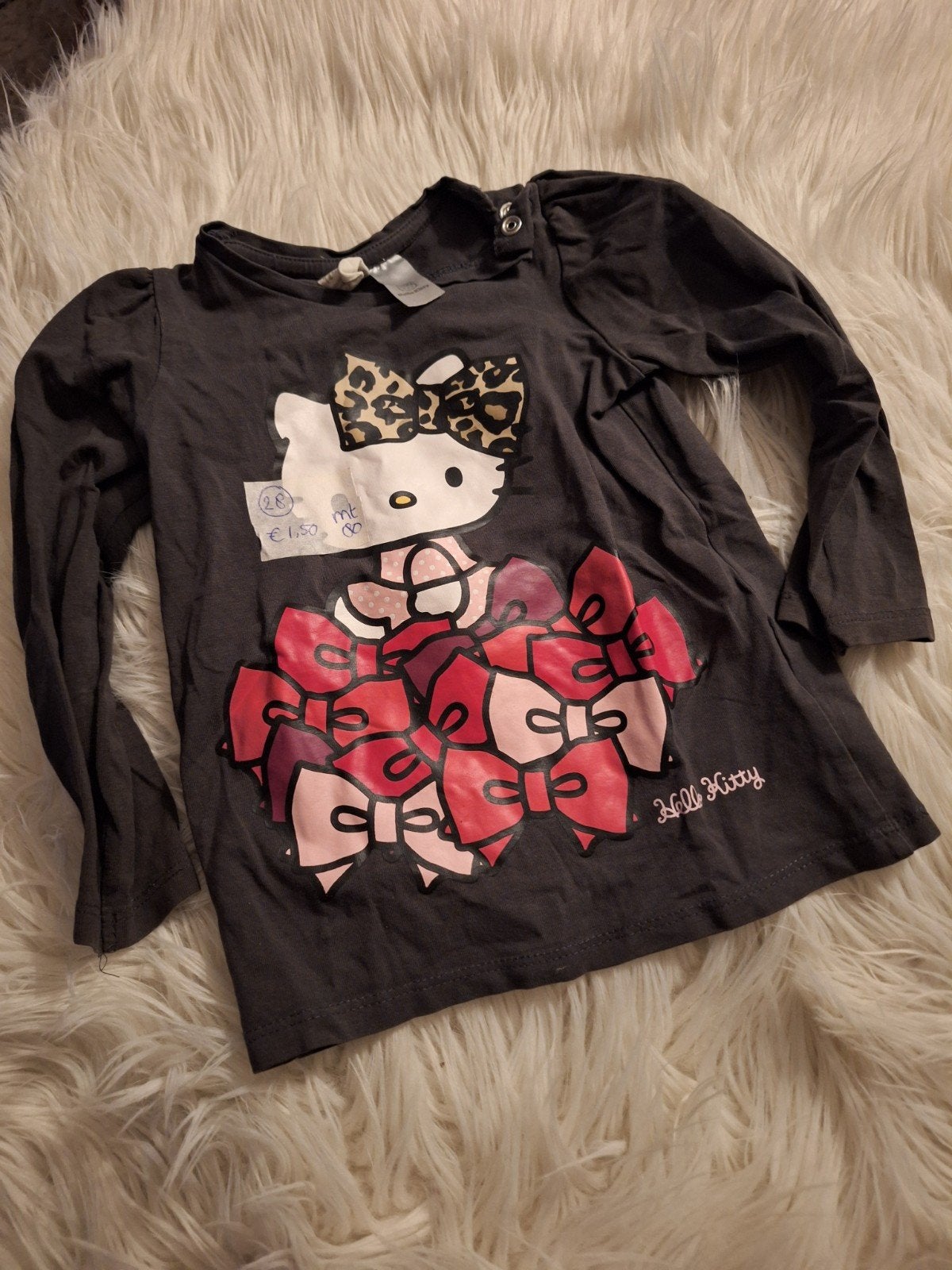 Hello Kitty longsleeve H&M, Gebruikt, Meisje, H&M, Ophalen of Verzenden