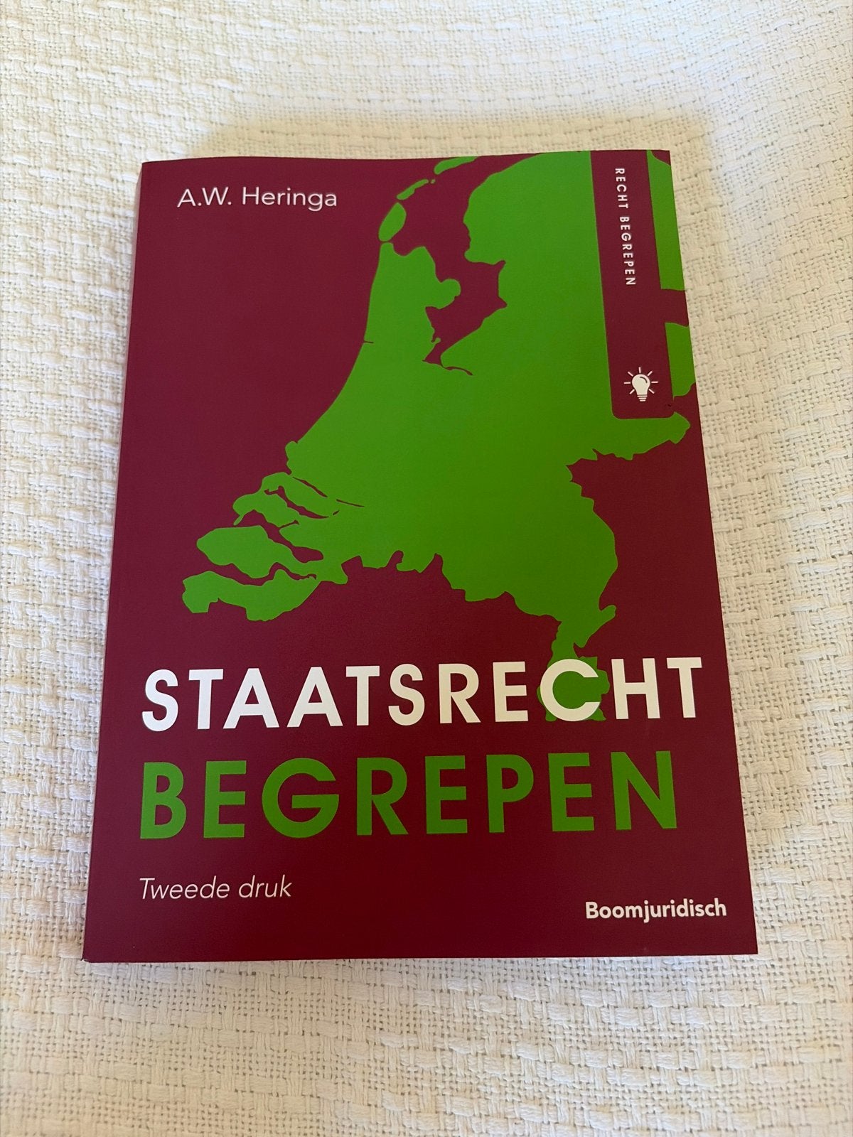 Staatsrecht Begrepen - A.W. Heringa (Tweede druk), Boeken, Ophalen of Verzenden, Gamma, Zo goed als nieuw, HBO