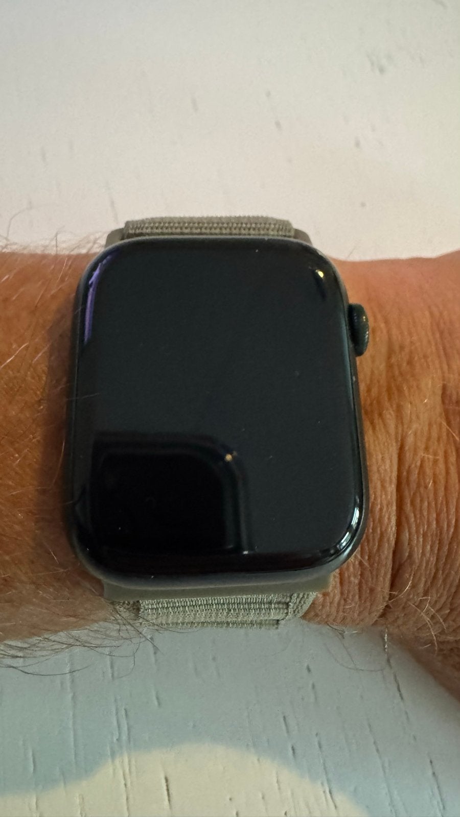Apple Watch Series 7 | GPS | Groen | 45mm, Ophalen, Gebruikt, IOS, Waterdicht