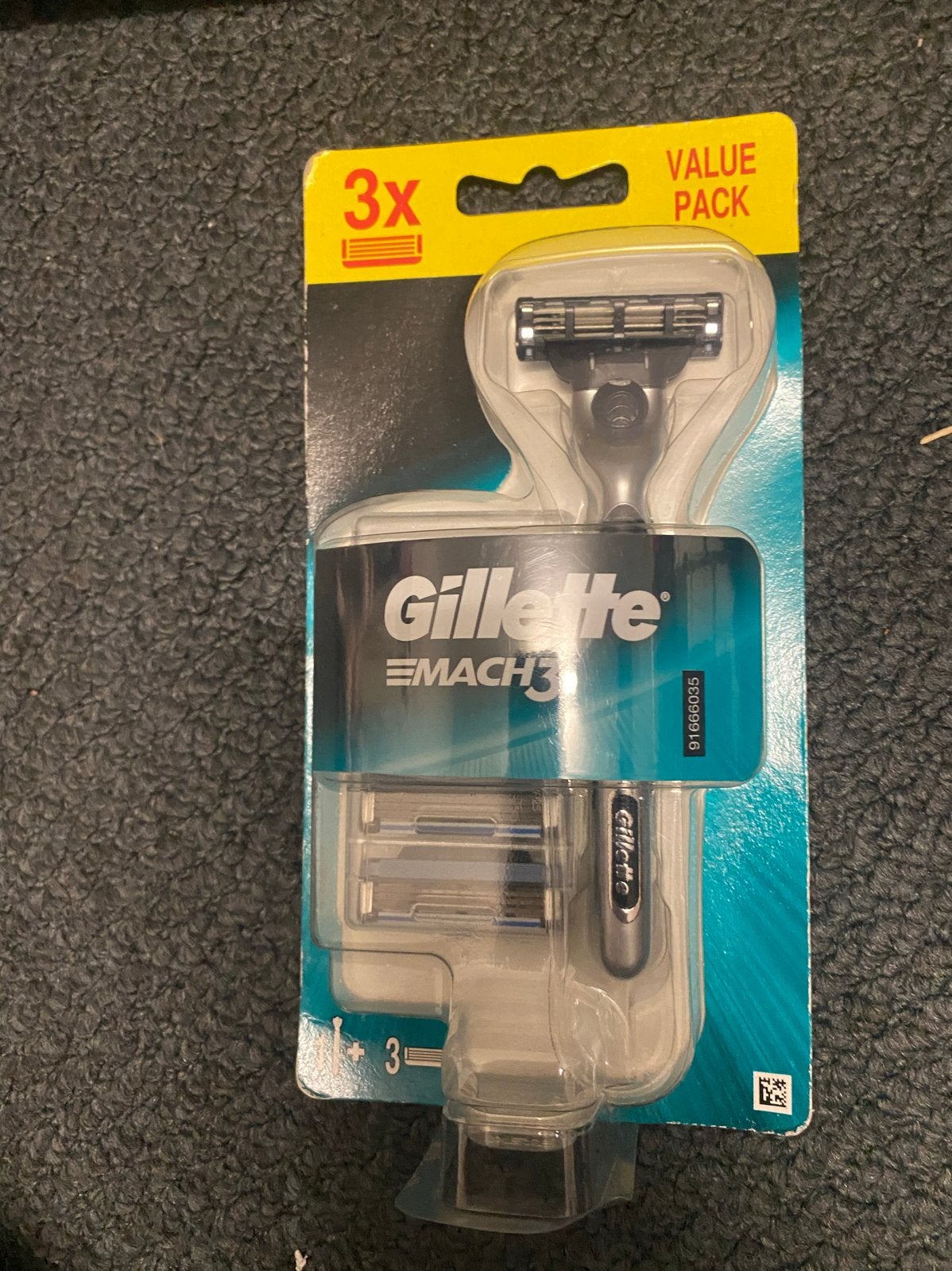 Gillette Mach3 Scheermesjes - Value Pack 3x, Ophalen of Verzenden, Nieuw, Overige typen
