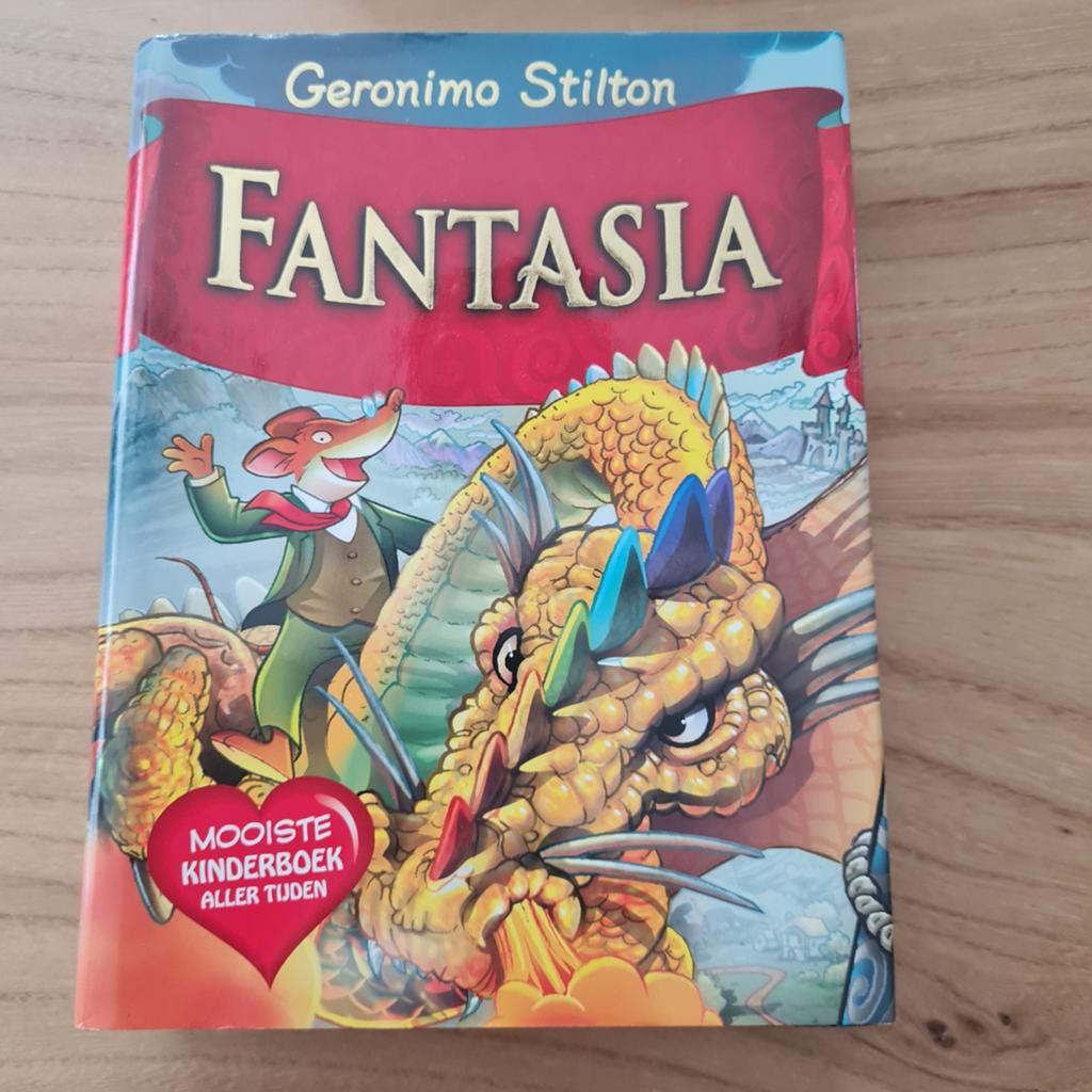 Geronimo Stilton - Fantasia (Hardcover), Ophalen of Verzenden, Gelezen, Geronimo Stilton, Sprookjes