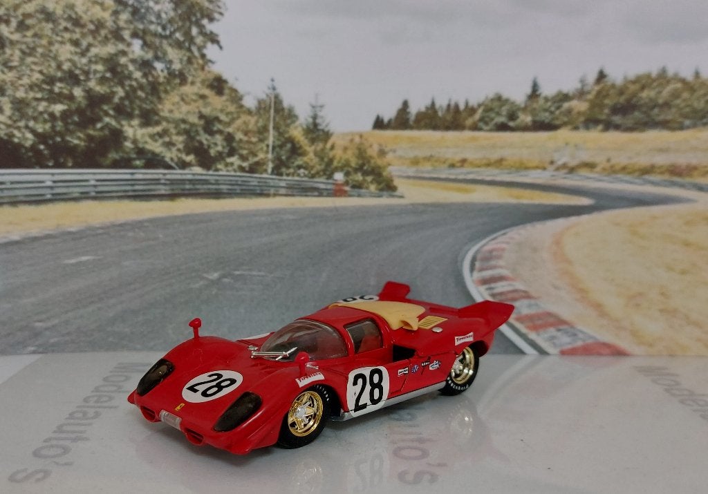 1:43 Ferrari 512 S #28; Daytona 24 Hours 1970; Brumm R200, Ophalen of Verzenden, Gebruikt, Auto, Overige merken