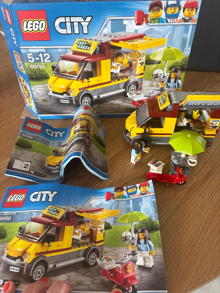 60150 lego city pizza wagen, City, Lego, Ophalen of Verzenden, Zo goed als nieuw
