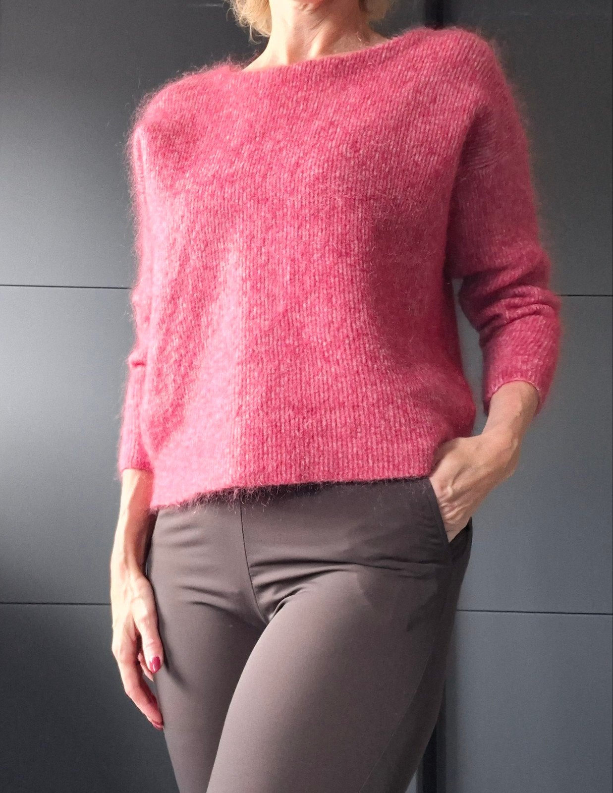 YAYA trui maat S | Roze / bordeaux | Zeer goede staat, Kleding | Dames, Verzenden, Zo goed als nieuw, YAYA Women, Roze