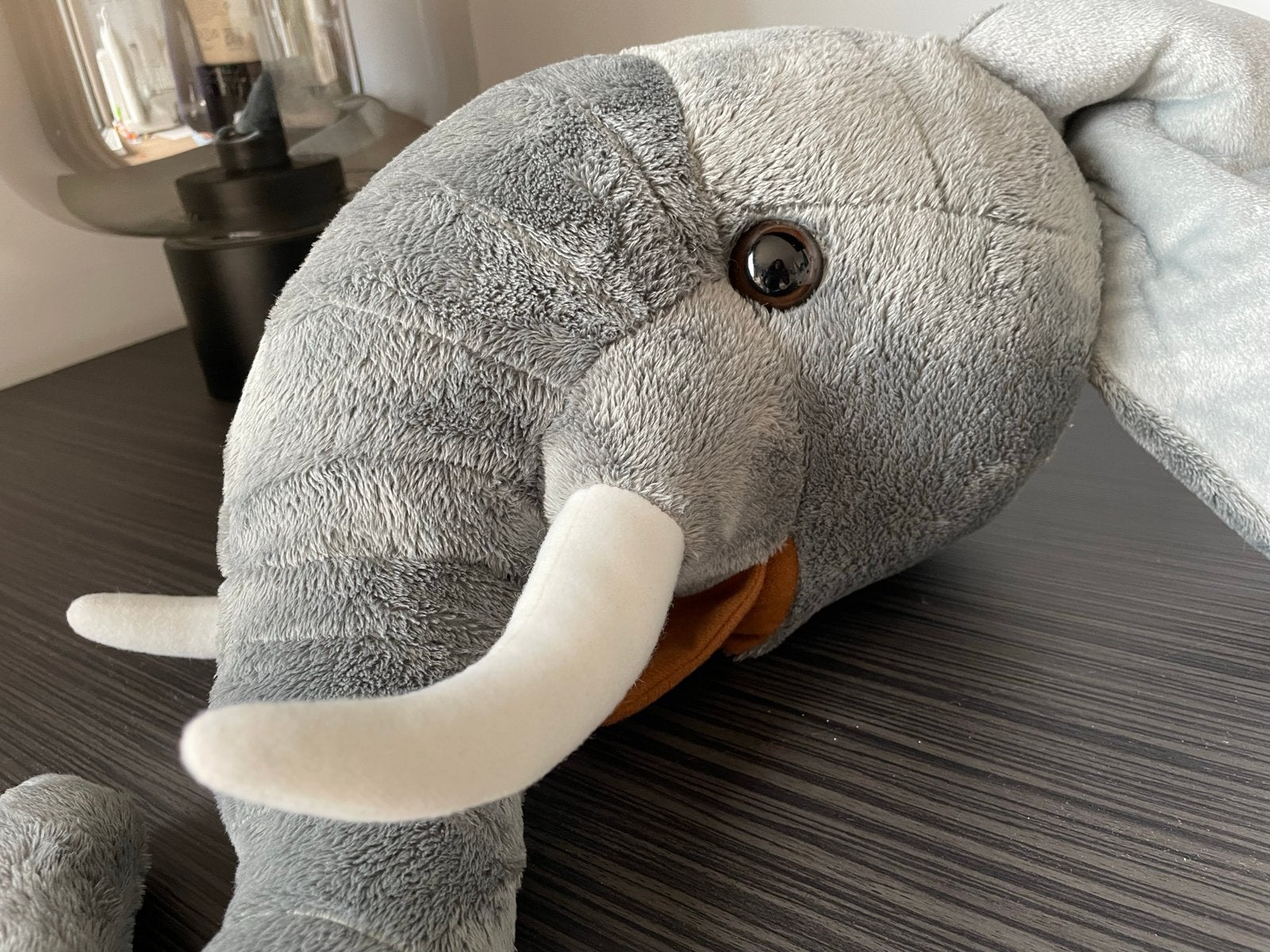 Leuke dierenhoofden knuffels voor aan de muur, Grijs, Nieuw, Ophalen of Verzenden, Middelgroot (20 tot 80 cm)