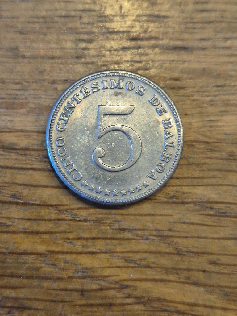 Panama - 5 Centesimos 1967, Verzenden, Midden-Amerika, Losse munt