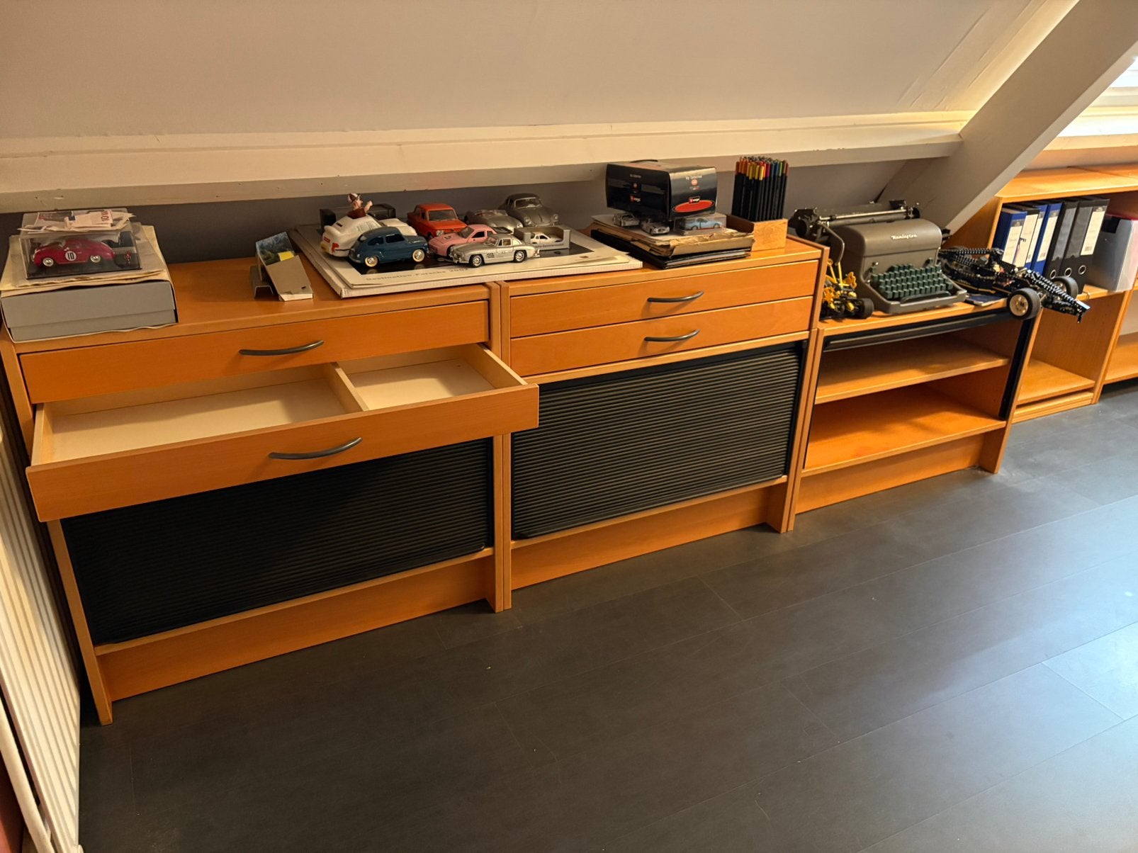 Diversen kantoor meubelen, Huis en Inrichting, Kasten | Roldeurkasten en Archiefkasten, Ophalen, Gebruikt, 25 tot 50 cm, Minder dan 100 cm