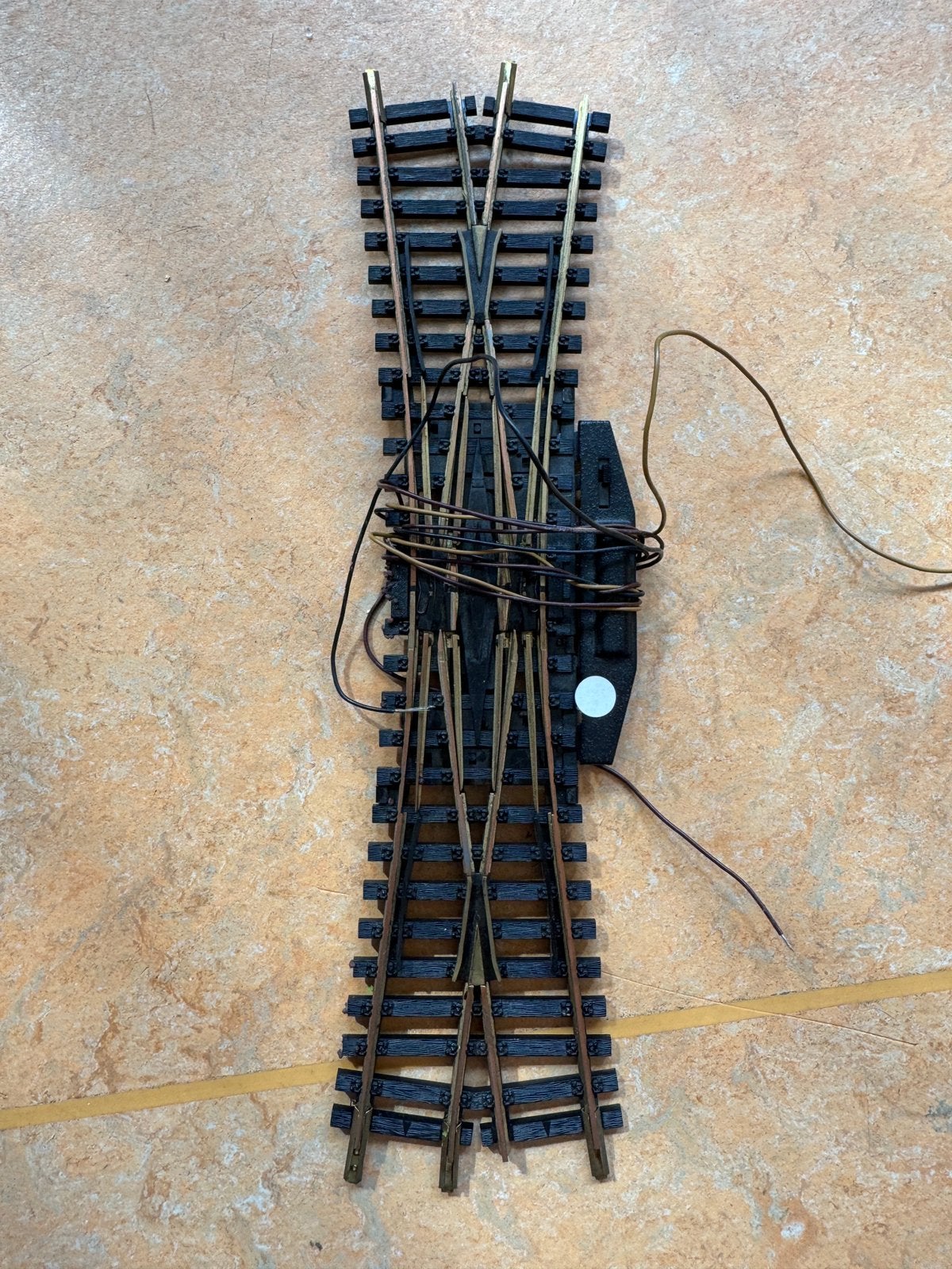 Fleischmann electrische kruising, Hobby en Vrije tijd, Modeltreinen | N-Spoor, Gelijkstroom, Fleischmann, Rails, Ophalen of Verzenden