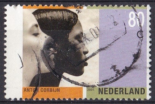 Twee culturen – Foto van Anton Corbijn - gebruikt –NVPH 1962, Ophalen of Verzenden, Na 1940, Gestempeld