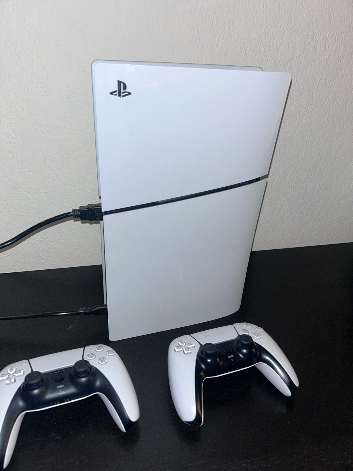 PlayStation 5 Disc Edition met 2 controllers, Ophalen of Verzenden, Zo goed als nieuw, Playstation 5