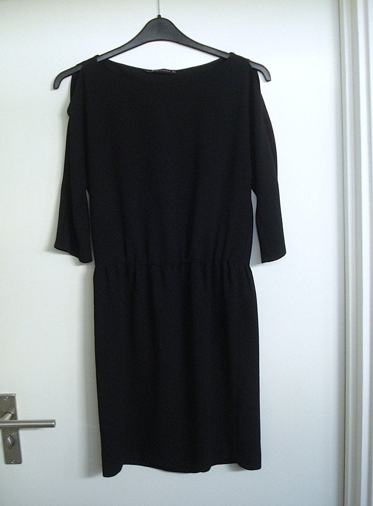Nette ZARA Woman jurk zwart - mt S, Zwart, Ophalen of Verzenden, Zo goed als nieuw, Maat 36 (S)