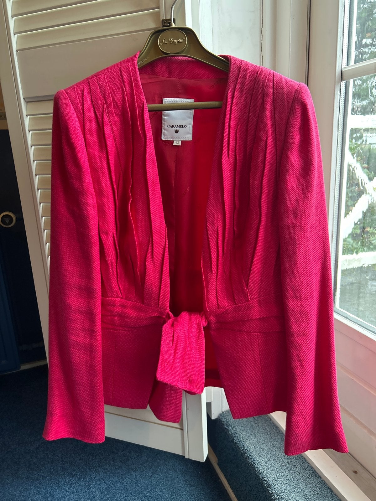 Caramelo Roze Jasje, Maat 42/44 (L), Ophalen of Verzenden, Zo goed als nieuw, Jasje