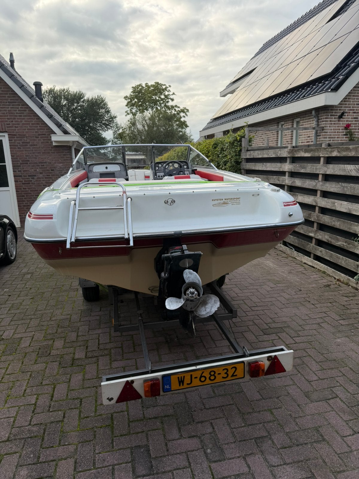 Speedboot rinker 181 135 pk bowrider, Ophalen, Gebruikt, Binnenboordmotor, 120 tot 200 pk