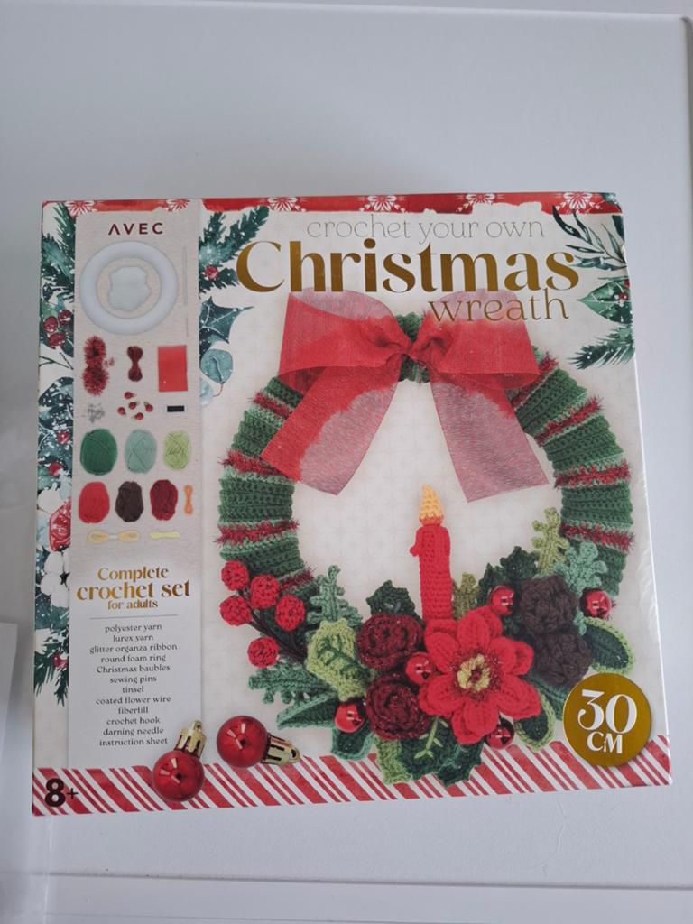 Haakpakket voor een kerstkrans - DIY Kerstdecoratie, Ophalen