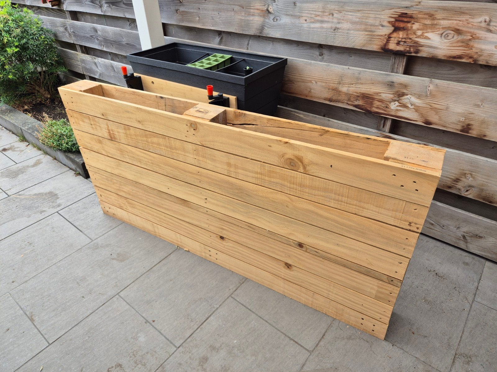 Pallet 158x74.5 cm, Doe-het-zelf en Verbouw, Hout en Planken, Ophalen, Gebruikt, Pallet, Minder dan 200 cm