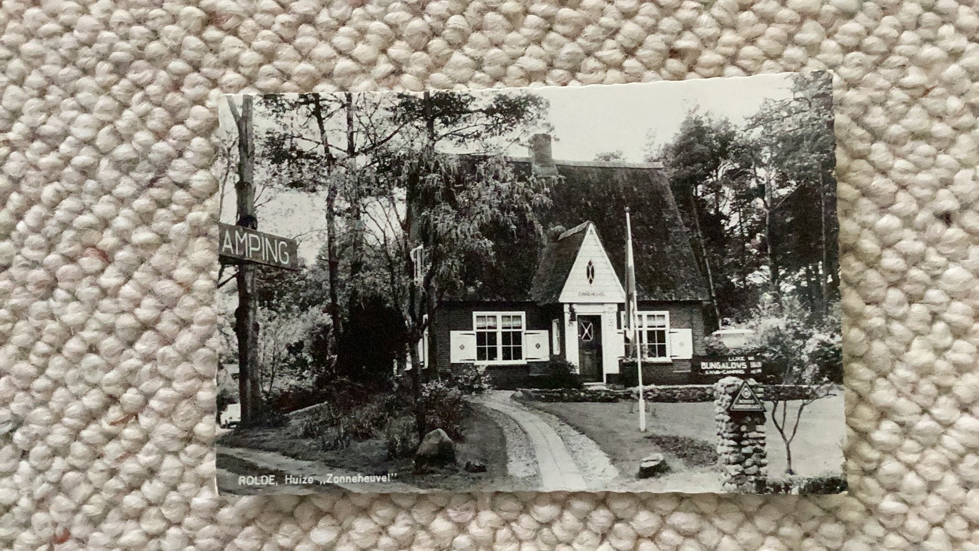 Ansichtkaart Rolde Vakantiecentrum Zonneheuvel  923, Ophalen of Verzenden, 1940 tot 1960, Gelopen, Drenthe