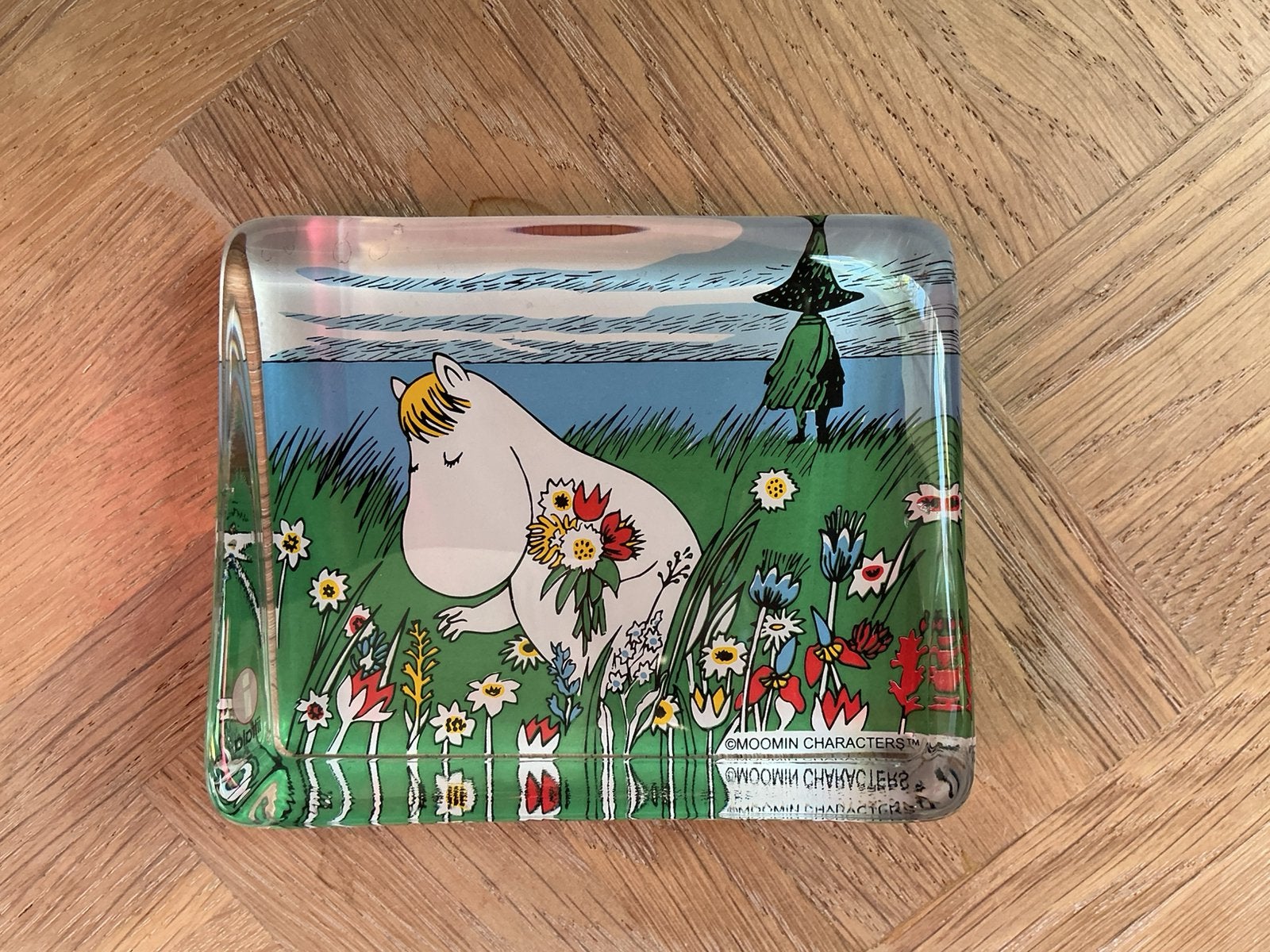 Moomin glaskaart  IITTALA snorkmaiden (2002-2005), Ophalen of Verzenden