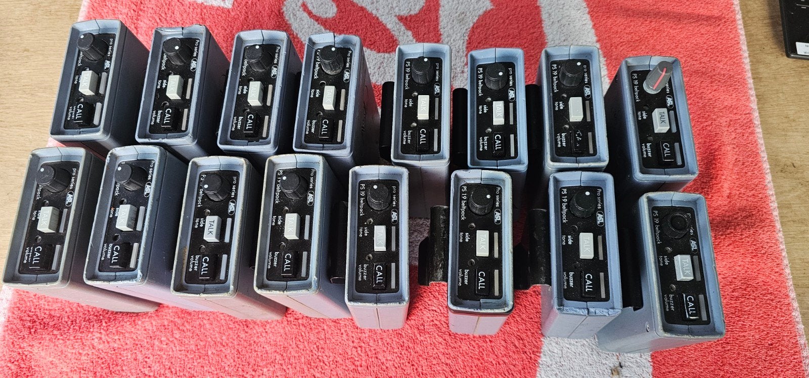 ASL intercom PS19 beltpacks, Ophalen of Verzenden, Gebruikt, Licht