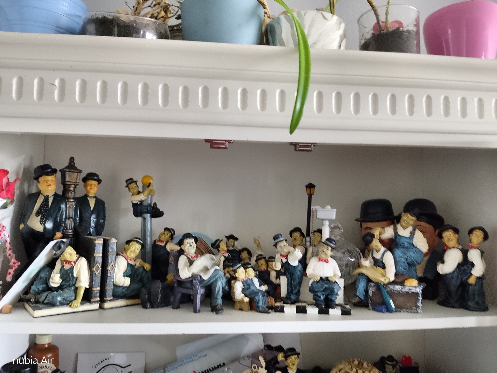 Laurel en Hardy Beelden., Antiek en Kunst, Ophalen