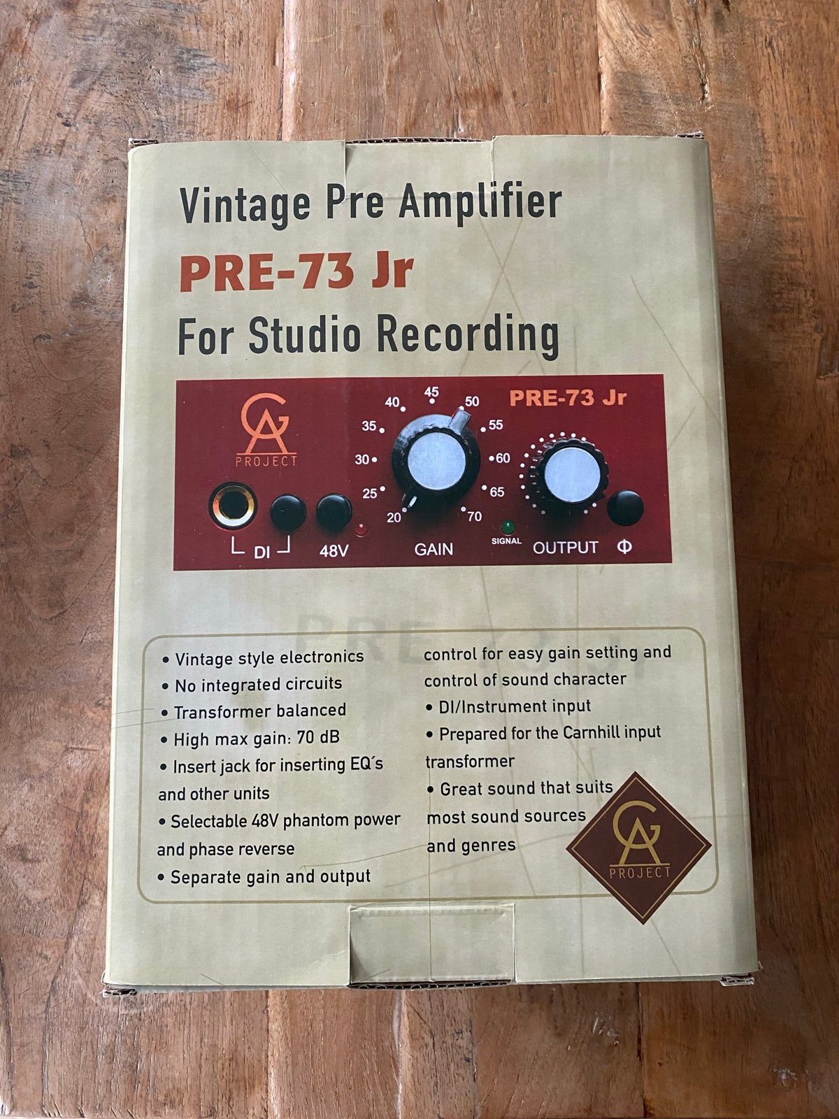Vintage Pre Amplifier PRE-73 Jr voor Studio Opnames, Ophalen of Verzenden, Zo goed als nieuw, Minder dan 5 kanalen, Microfooningang