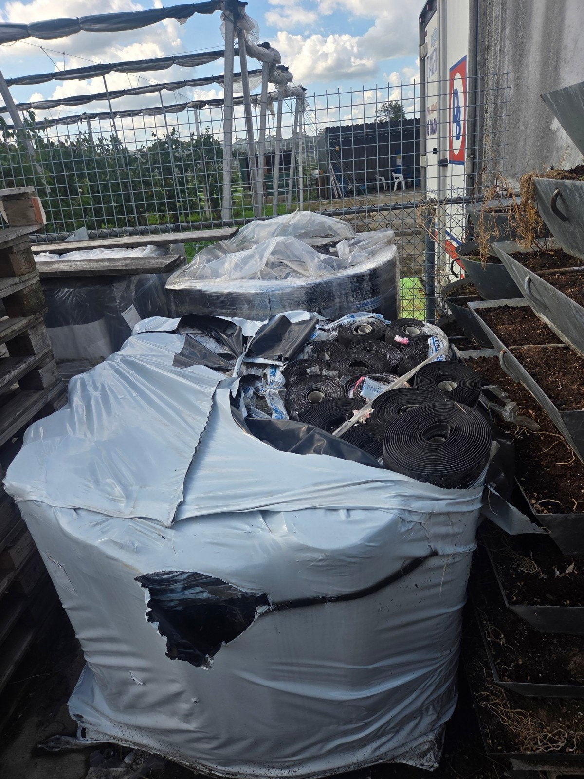 Dakleer rollen - Diverse maten en kwaliteiten, Ophalen, Overige materialen, Gebruikt, Zwart