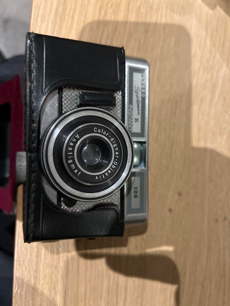 Vintage Ilford Sportsman R Instant 126 camera, Ophalen of Verzenden, Gebruikt, Compact, Overige Merken