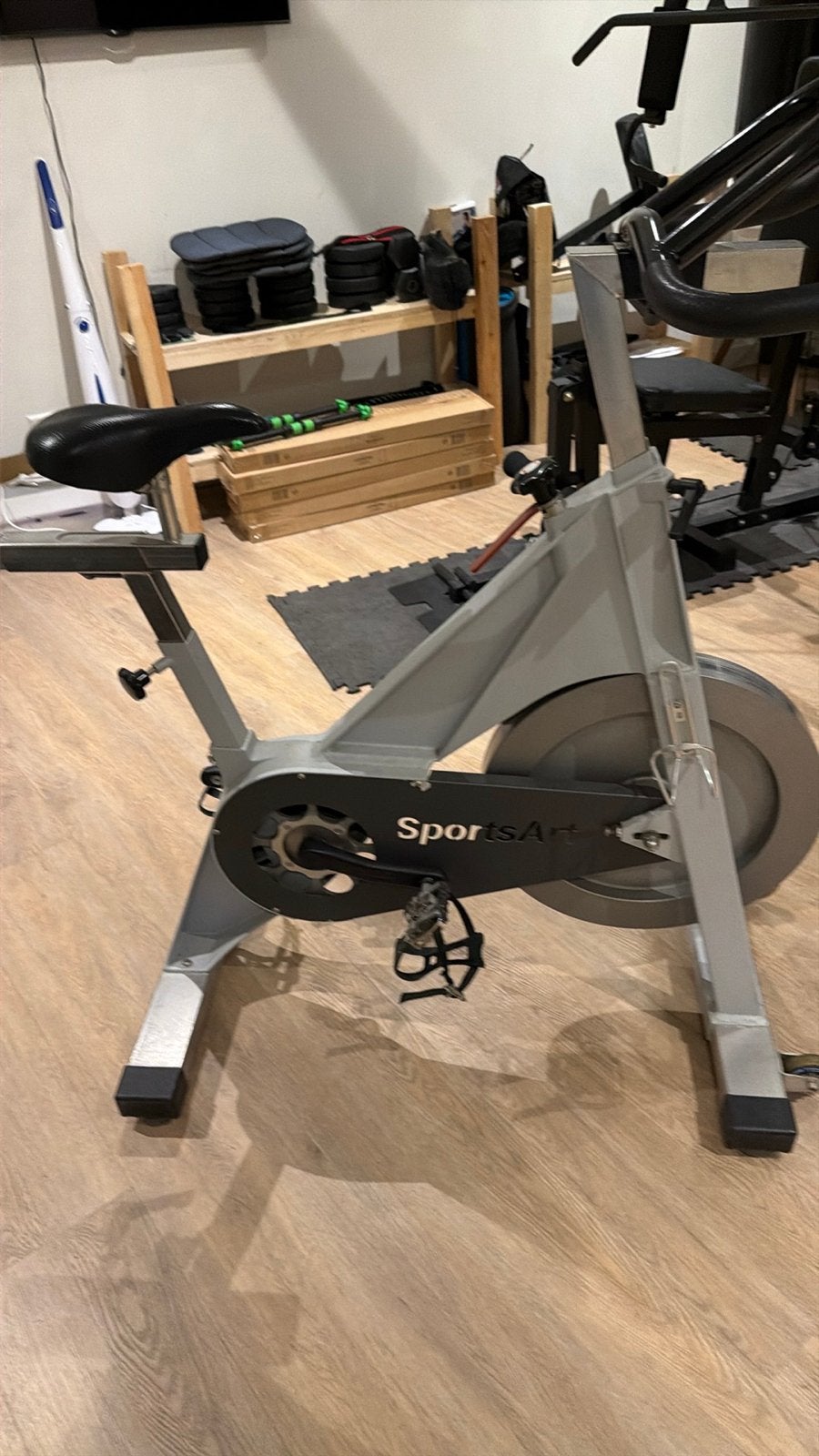 SportsArt Spinningfiets, Ophalen, Gebruikt, Spinningfiets, Metaal