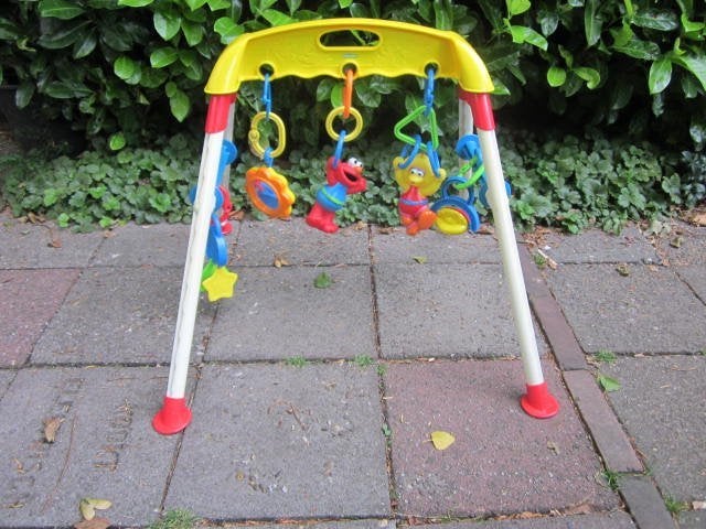 Tyco Sesamstraat babygym speelset box 1998, Ophalen of Verzenden, Zo goed als nieuw, Overige typen