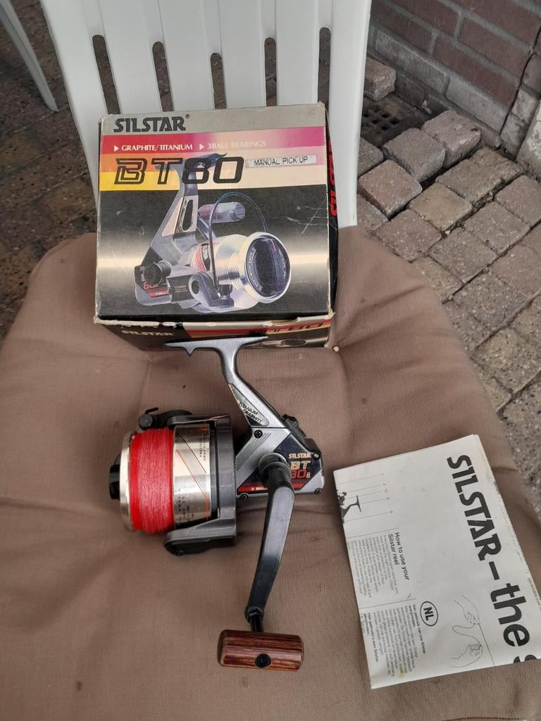 Silstar bt80 3 ball bearings molen zeemolen zeevissen, Ophalen of Verzenden, Molen