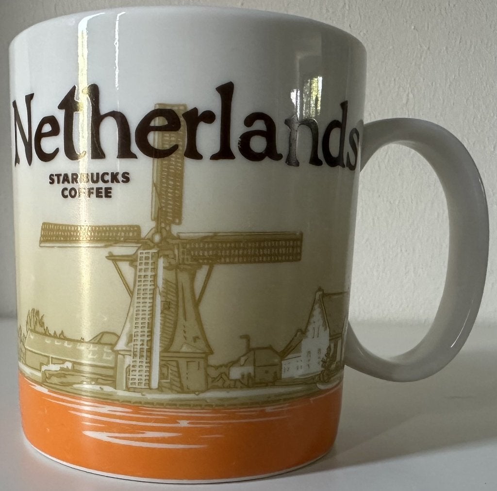 STARBUCKS - NETHERLANDS - MOK - 10 CM HOOG, Ophalen of Verzenden, Nieuw, Gebruiksvoorwerp