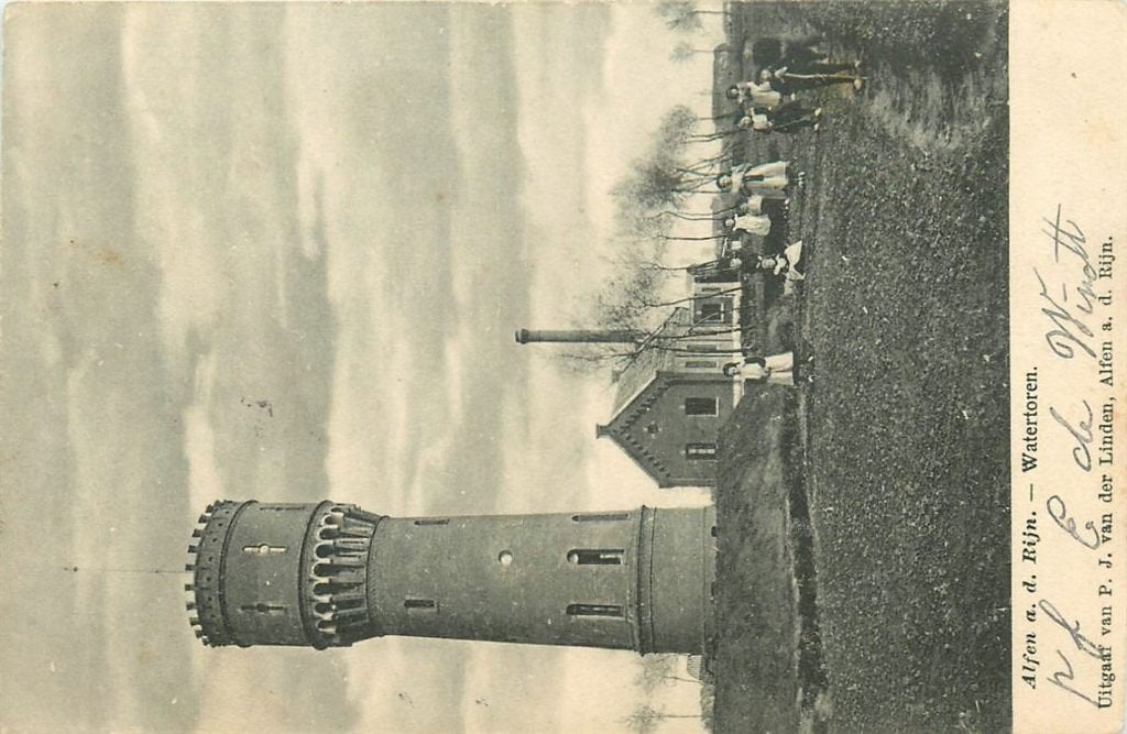 702-048-013 Alphen A D Rijn Watertoren, Verzenden, Voor 1920, Zuid-Holland