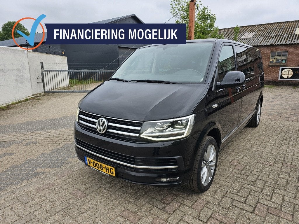 Volkswagen Transporter 2.0 TDI L2H1 DC C+Apk,Nap,Airco,, Automaat, Gebruikt, Volkswagen, Zwart
